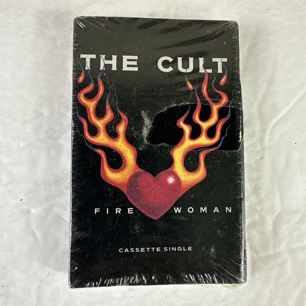 THE CULT FIRE WOMAN SINGLE 1989 VINTAGE Cassette Tape New Sealed